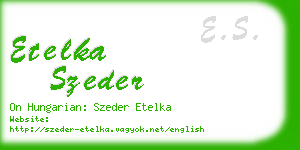 etelka szeder business card